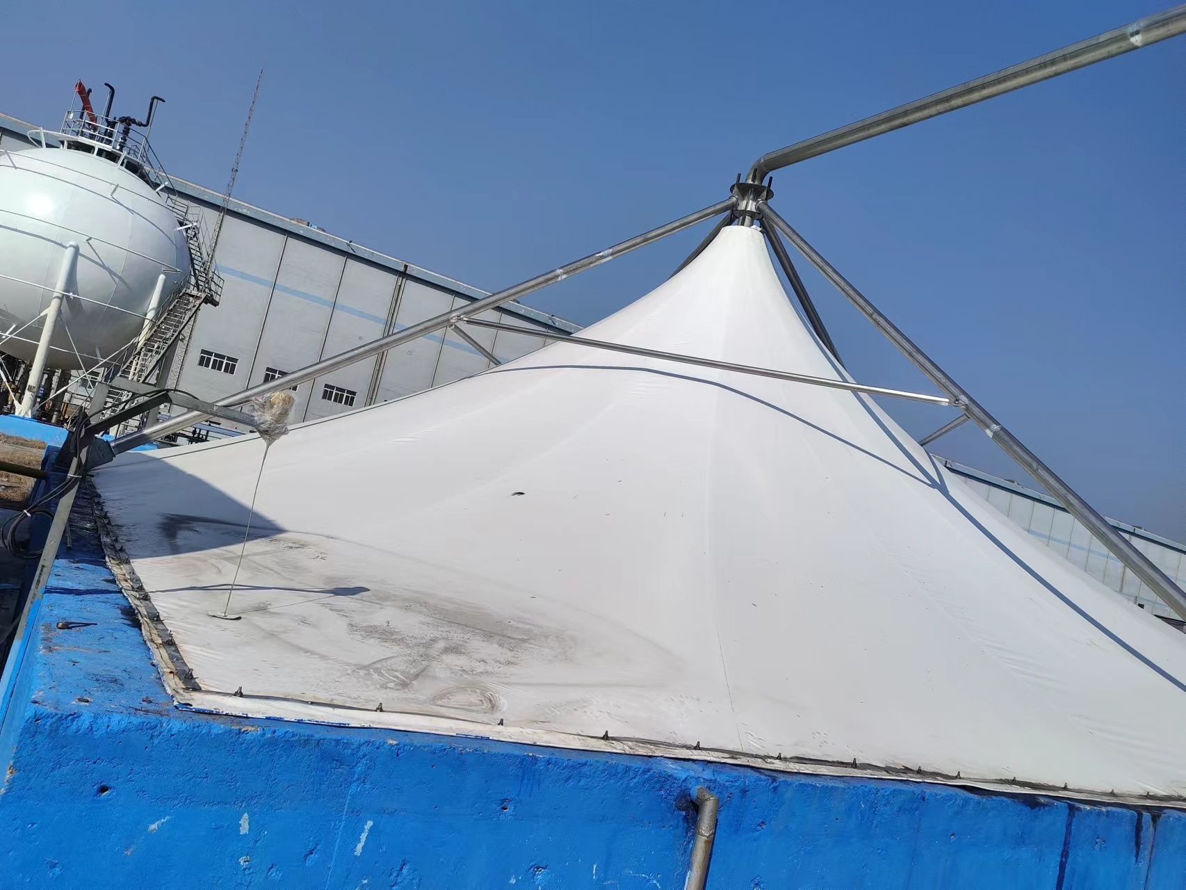 江苏盐城大丰区污水池加盖